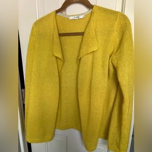 S Boden yellow wool sweater
